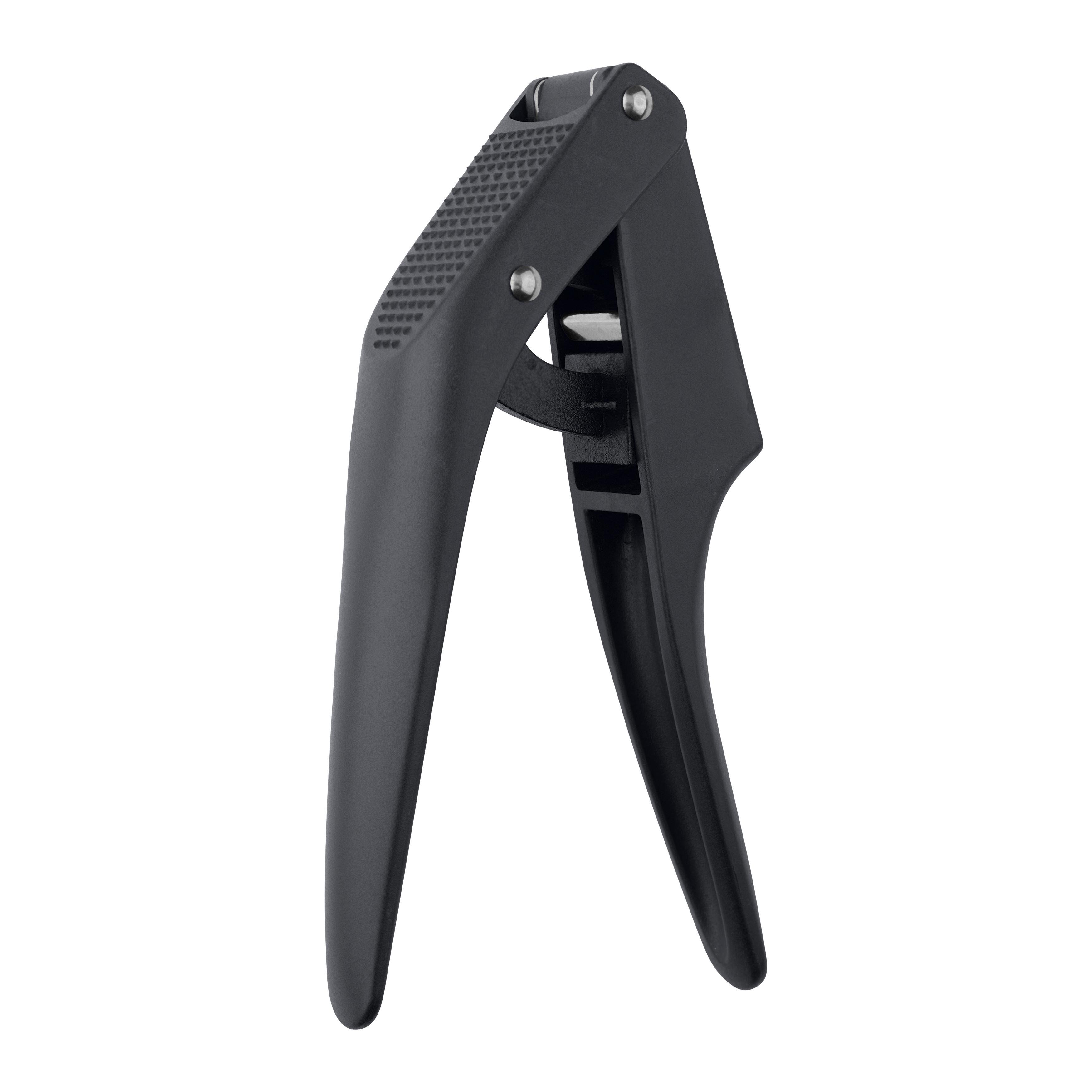 VITLÖKSPRESS KIKI - mörkgrå, Klassisk, metall/plast (3,6/19,3cm) - Mömax
