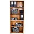 Pisarniški Regal Profi - hrast/krom, Moderno, umetna masa/leseni material (75/185/35cm) - Mömax modern living