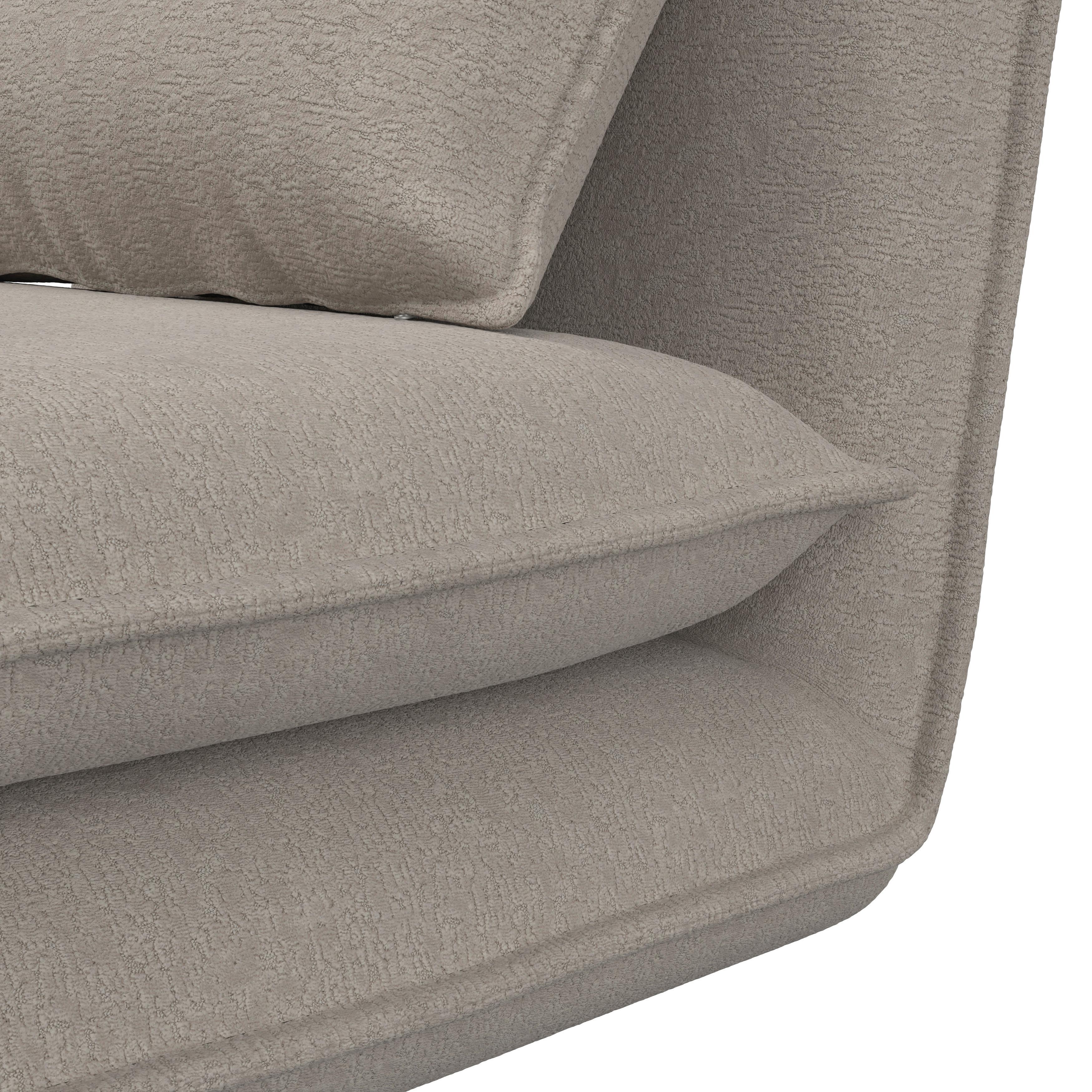 BÄDDFÅTÖLJ MACY - beige, Modern, metall/textil (83/70/84cm) - Bessagi Home