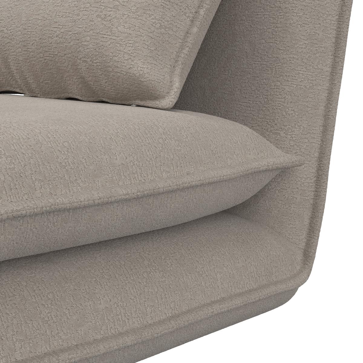 Schlafsessel Macy Bouclé Beige - Beige, MODERN, Textil/Metall (83/35/65cm) - Bessagi Home