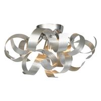 LAMPA SUFITOWA LED CURLY - kolor chromowy, Design, metal (42/24cm) - Ambiente