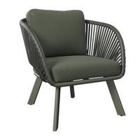 FOTEL TARASOWY KATO GRÜN - zielony, Design, metal/tkanina (83/77/82cm) - Ambia Garden