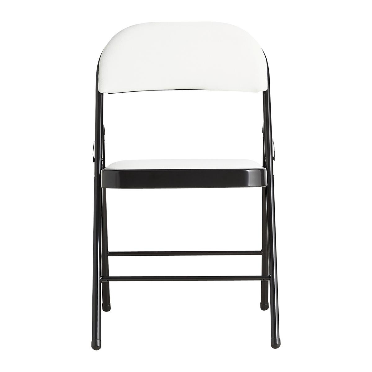 Klappsessel Walter III Schwarz/Beige - Beige/Schwarz, KONVENTIONELL, Textil/Metall (46.5/79/47cm) - Mömax