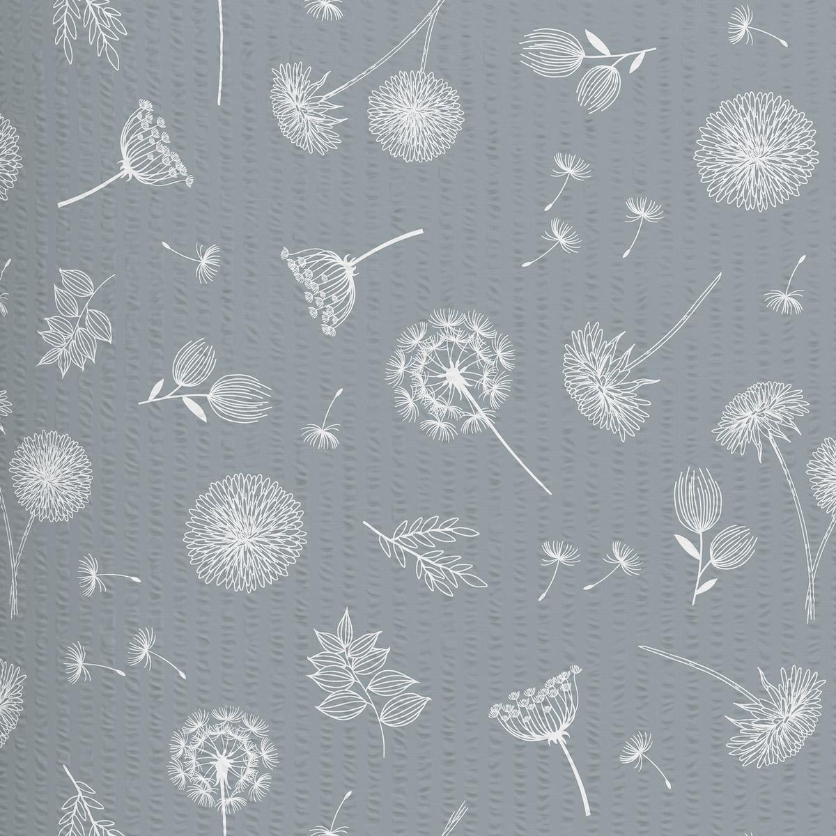 Bettwäsche Pusteblume XL Grau ca. 140x220cm - Grau, KONVENTIONELL, Textil (140/220cm) - Modern Living