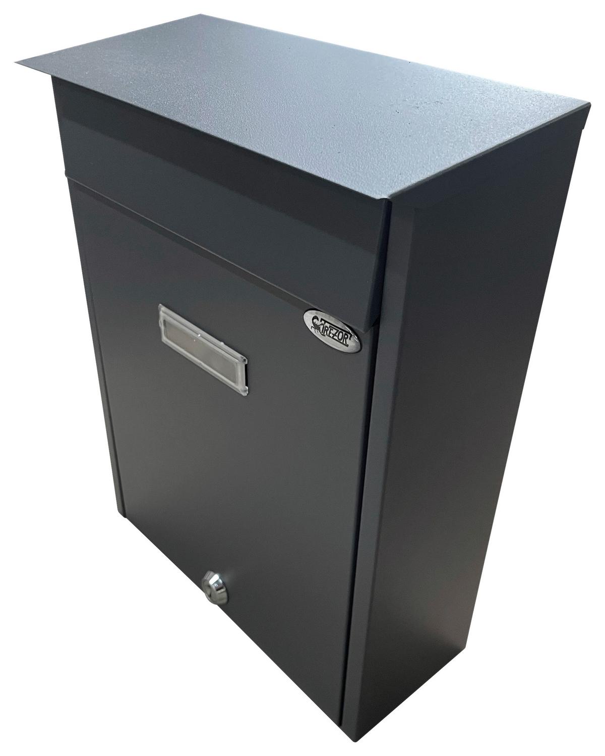 Postaláda Posta I. Antracit - Basics (33,5/27/7cm)