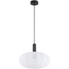 Viseča Svetilka Modern - črna/bela, Moderno, kovina/tekstil (40/120cm) - Mömax