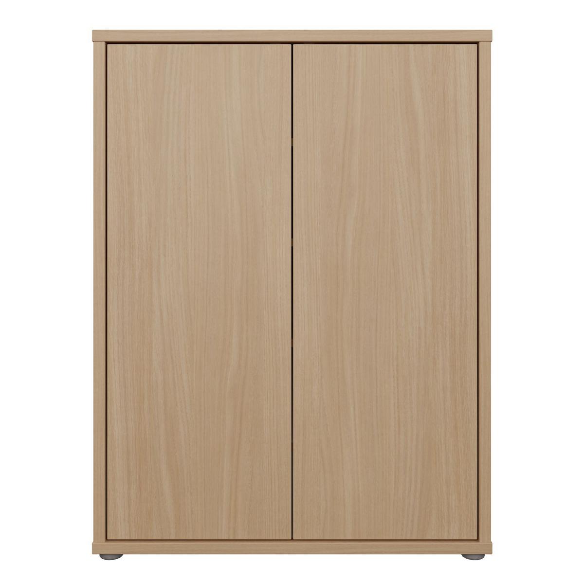 Ormar Za Cipele Alice Springs - siva/boje hrasta, Moderno, drvni materijal/plastika (74,5/99,1/34,9cm) - Modern Living