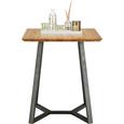 Esstisch Naturfarben/Schwarz - Schwarz/Naturfarben, MODERN, Holz/Metall (65/76/65cm) - Zandiara Esstisch Naturfarben/Schwarz - Schwarz/Naturfarben, MODERN, Holz/Metall (65/76/65cm) - Zandiara