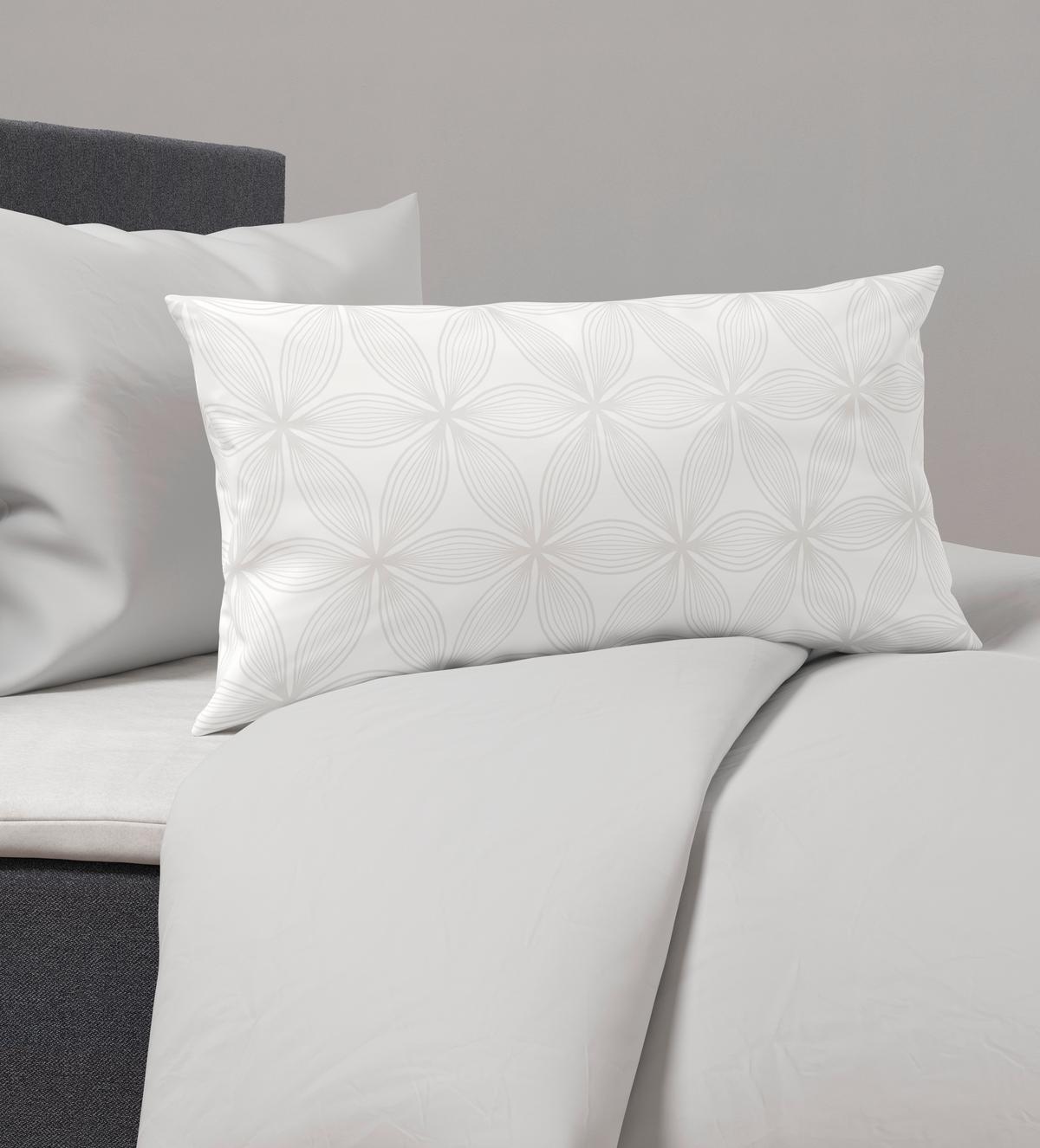 Prevleka Blazine Alex Design - bela, Moderno, tekstil (40/80cm) - Premium Living