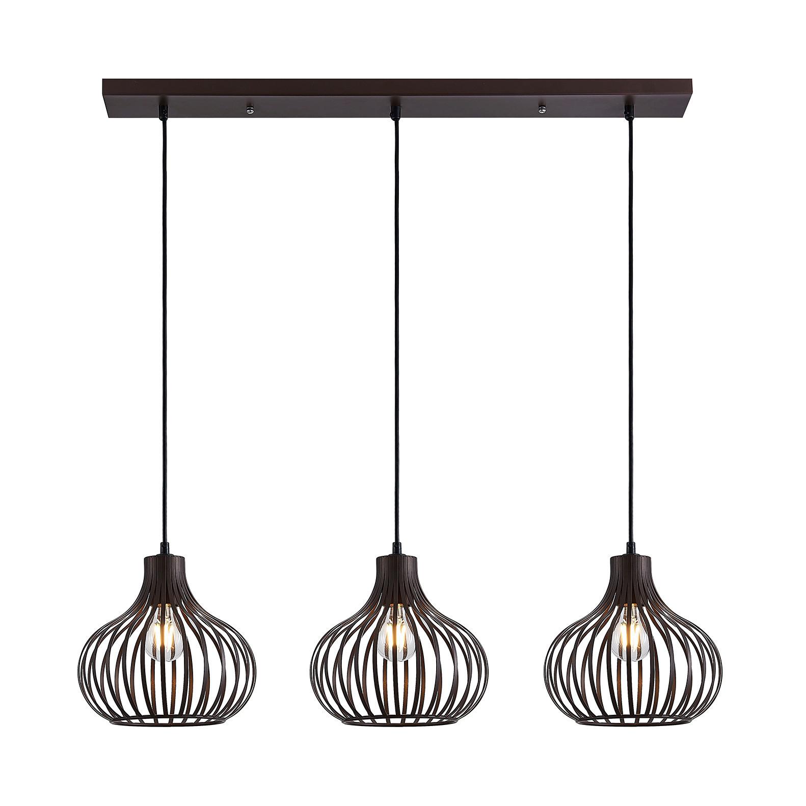 LAMPA WISZĄCA 333703116X MATEO - kolor rdzawy, Basics, metal (105/30/150cm) - Globo