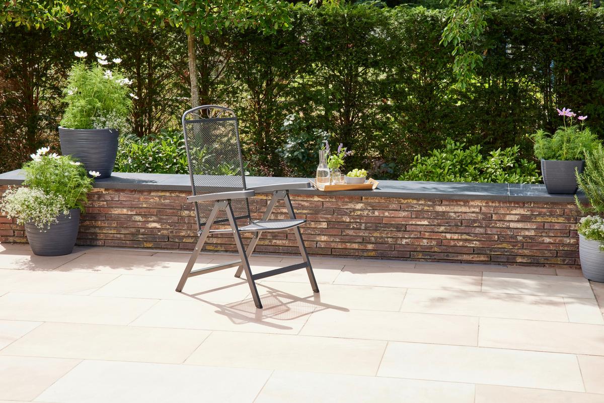 Gartenklappstuhl-Set Elda 4-tlg. Anthrazit - Anthrazit, Basics, Metall (65/103/60cm) - Siena Garden