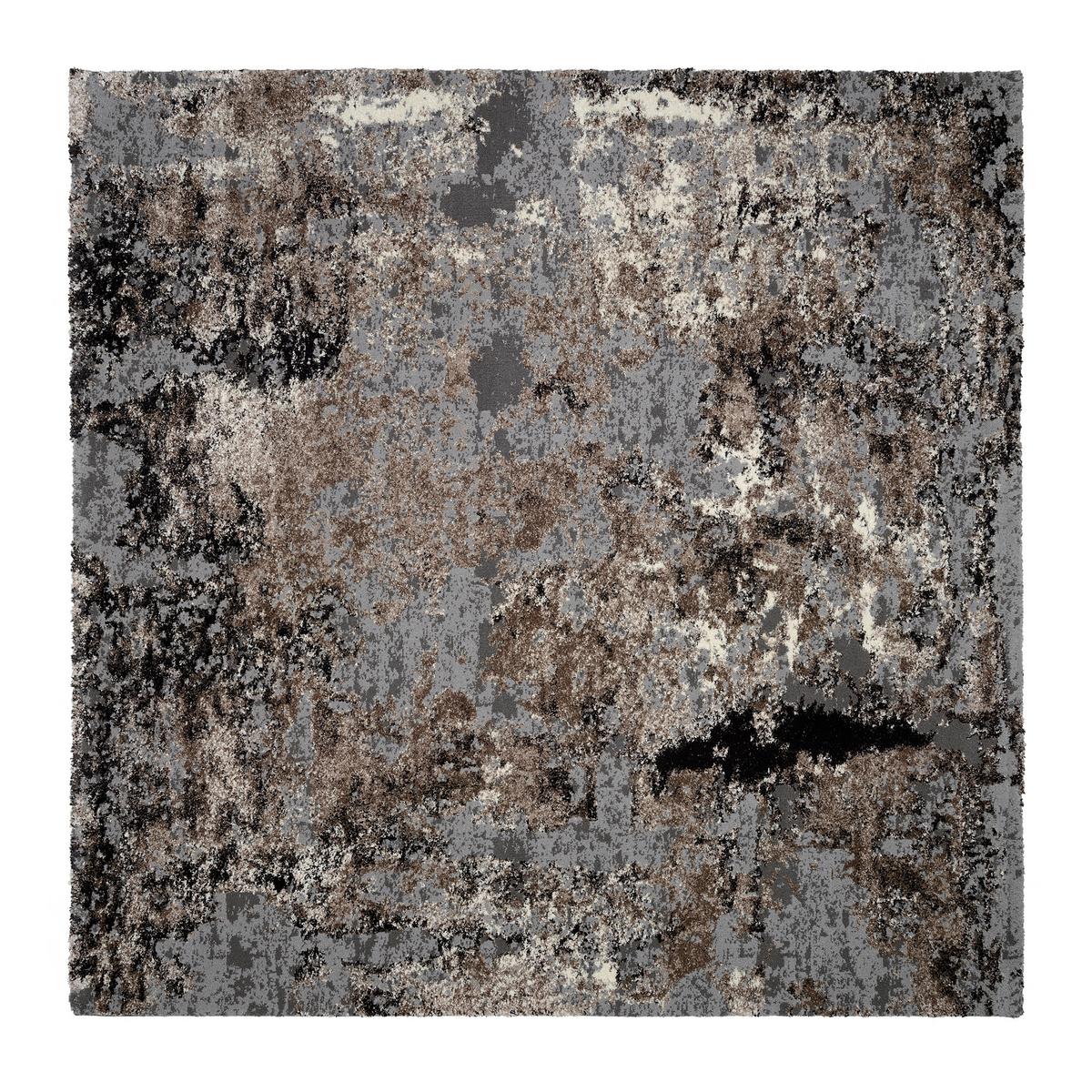 Webteppich Timeline Quantum Braun/Beige ca. 200x200cm - Beige/Braun, Design, Textil (200/200cm) - Novel