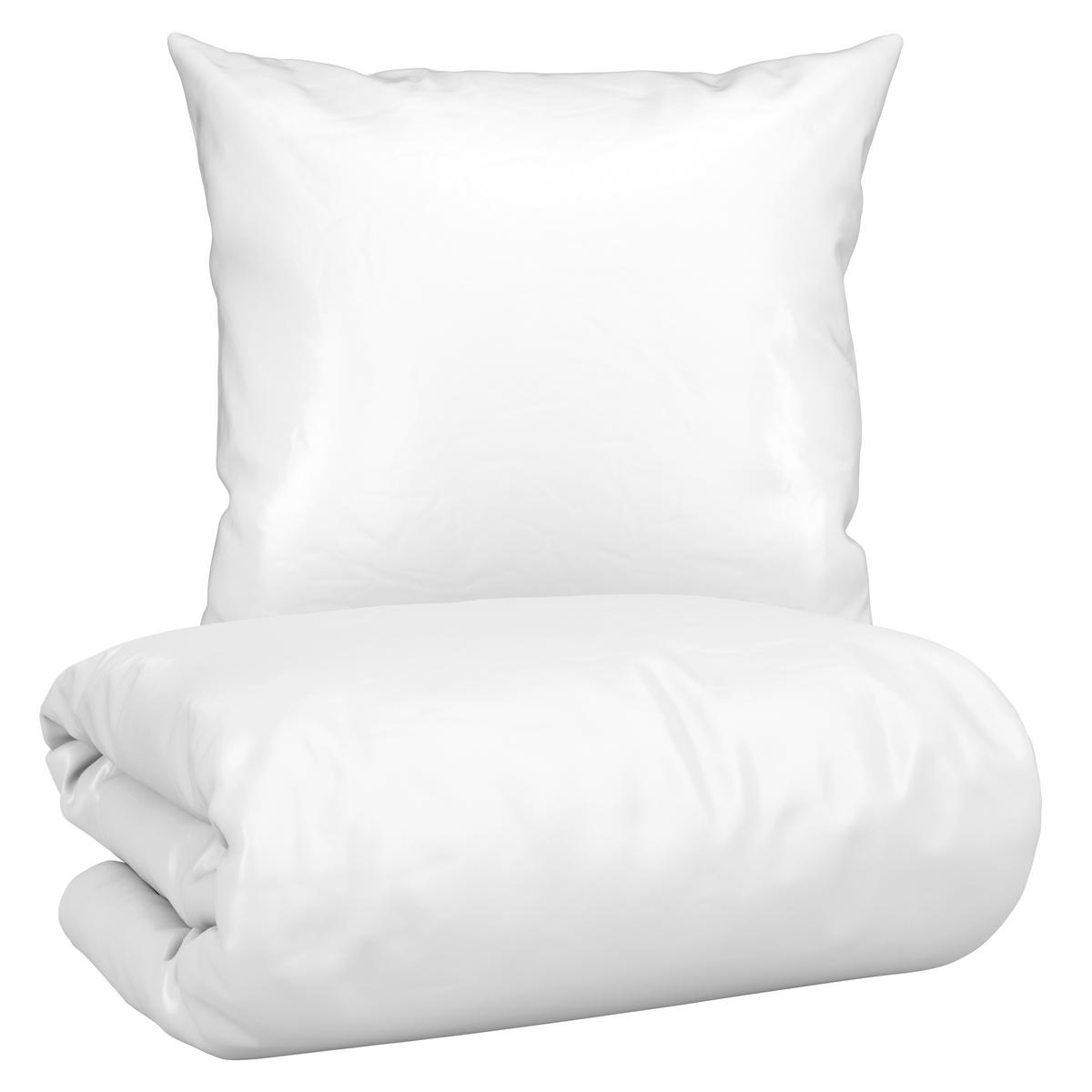 Bettwäsche Victoria XXL Weiß ca. 200x200cm - Weiß, MODERN, Textil (200/200cm) - Mömax