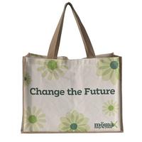 GEANTĂ PENTRU CUMPĂRĂTURI LISA -KMA- - alb/verde, Modern, plastic/textil (52/40/22cm) - Mömax