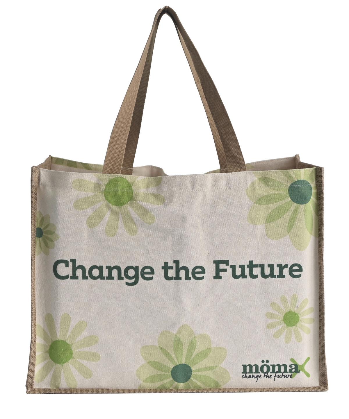 GEANTĂ PENTRU CUMPĂRĂTURI LISA -KMA- - alb/verde, Modern, plastic/textil (52/40/22cm) - Mömax