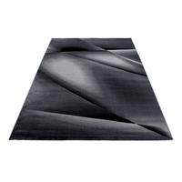 Webteppich Miami Schwarz ca. 160x230cm - Schwarz, Trend, Textil (160/230cm)