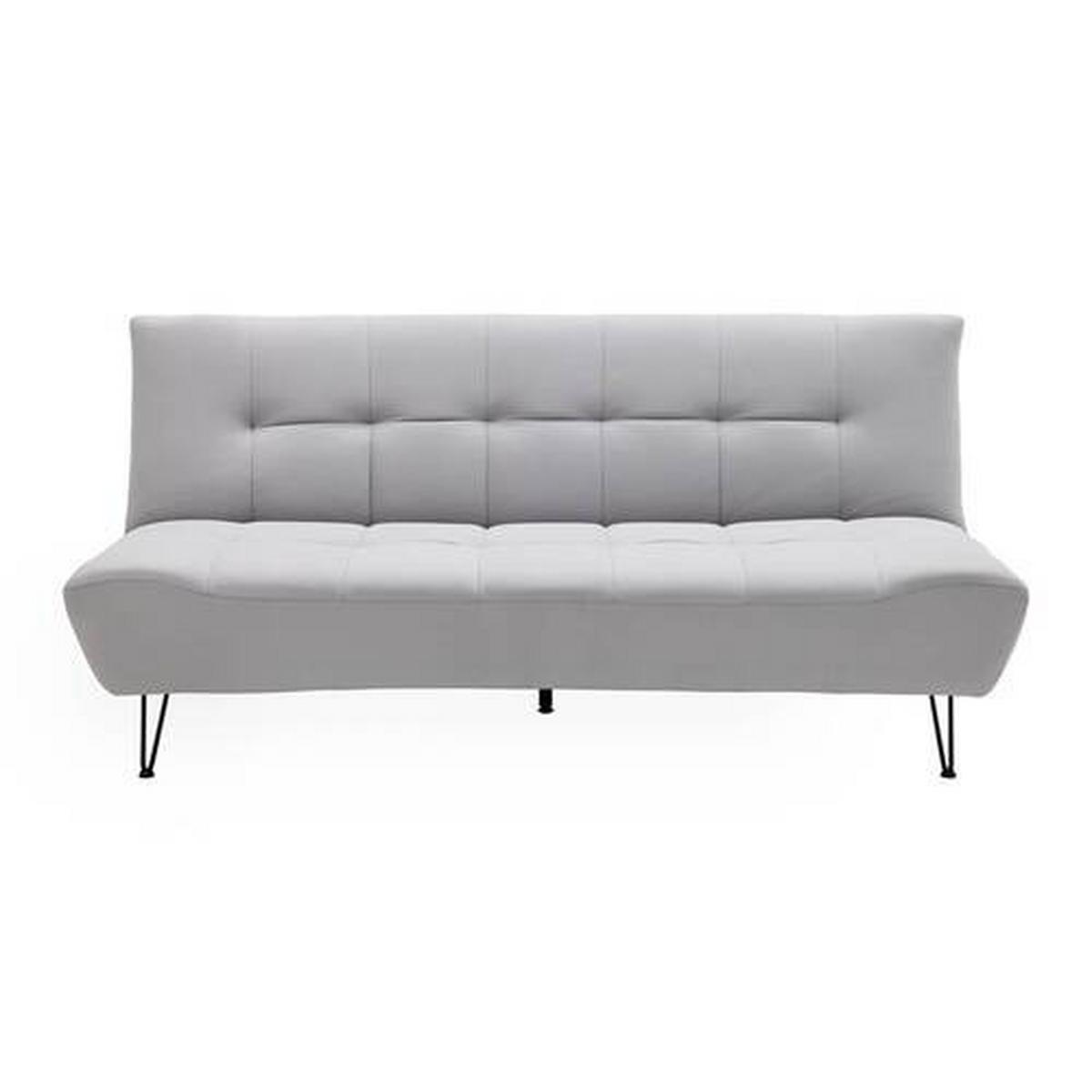 Canapea extensibila GELI - gri deschis, Modern, lemn/metal (192/88/97cm) - Bessagi Home