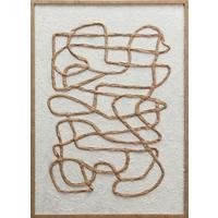 Keilrahmenbild Mike in Braun/Beige ca. 50x70x2,2cm - Beige/Braun, MODERN, Papier/Holzwerkstoff (50/70/2,2cm) - Mömax