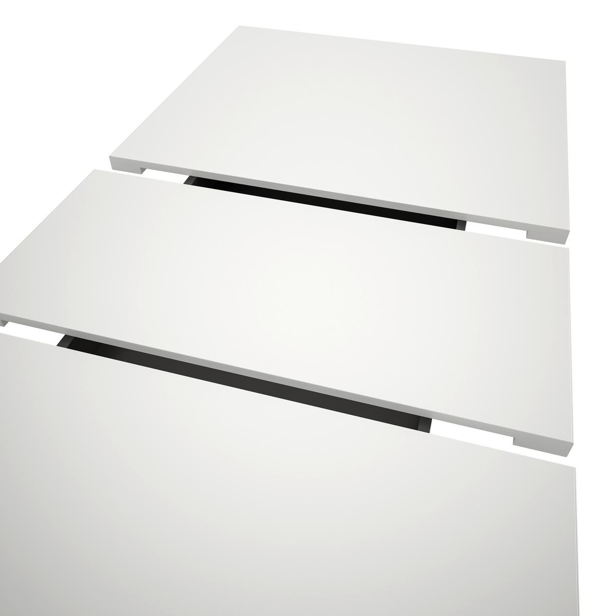 Ausziehtisch Marlon ca. 150-190x90x76 cm Weiß - Weiß, KONVENTIONELL, Holzwerkstoff (150-190cm) - MID.YOU