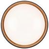LED-TAKLAMPA LIA - vit, Klassisk, metall/trä (39/39/7cm) - Mömax