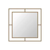 Spiegel Corner ca. 58x58 cm Gold - Goldfarben, Design, Metall (58/58/2cm) - Livetastic
