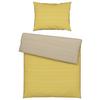 Bettwäsche Kinzura Wende ca. 160x210cm - Gelb/Braun, Konventionell, Textil (160/210cm) - Modern Living