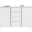 Sideboard Weiß - Alufarben/Weiß, MODERN, Holzwerkstoff/Kunststoff (150/95/43cm) - Mömax modern living Sideboard Weiß - Alufarben/Weiß, MODERN, Holzwerkstoff/Kunststoff (150/95/43cm) - Mömax modern living
