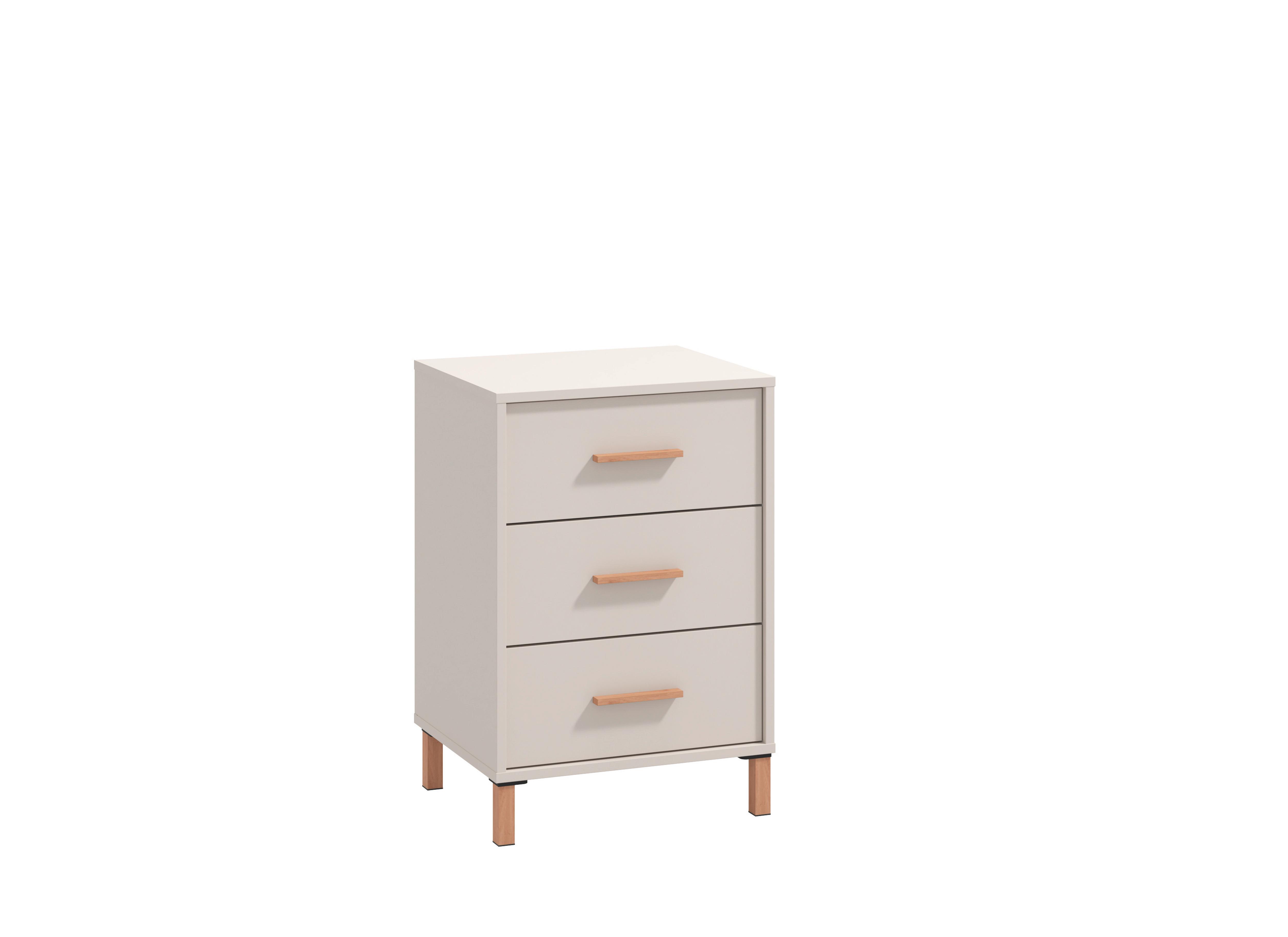 Éjjeliszekrény Belfort - kasmír, Modern, faalapú anyag (48/71/40cm)
