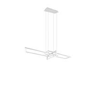 LED-Hängeleuchte Salinas in Weiß max. 34 Watt - Weiß, Design, Metall (110/40/150cm) - Trio Leuchten