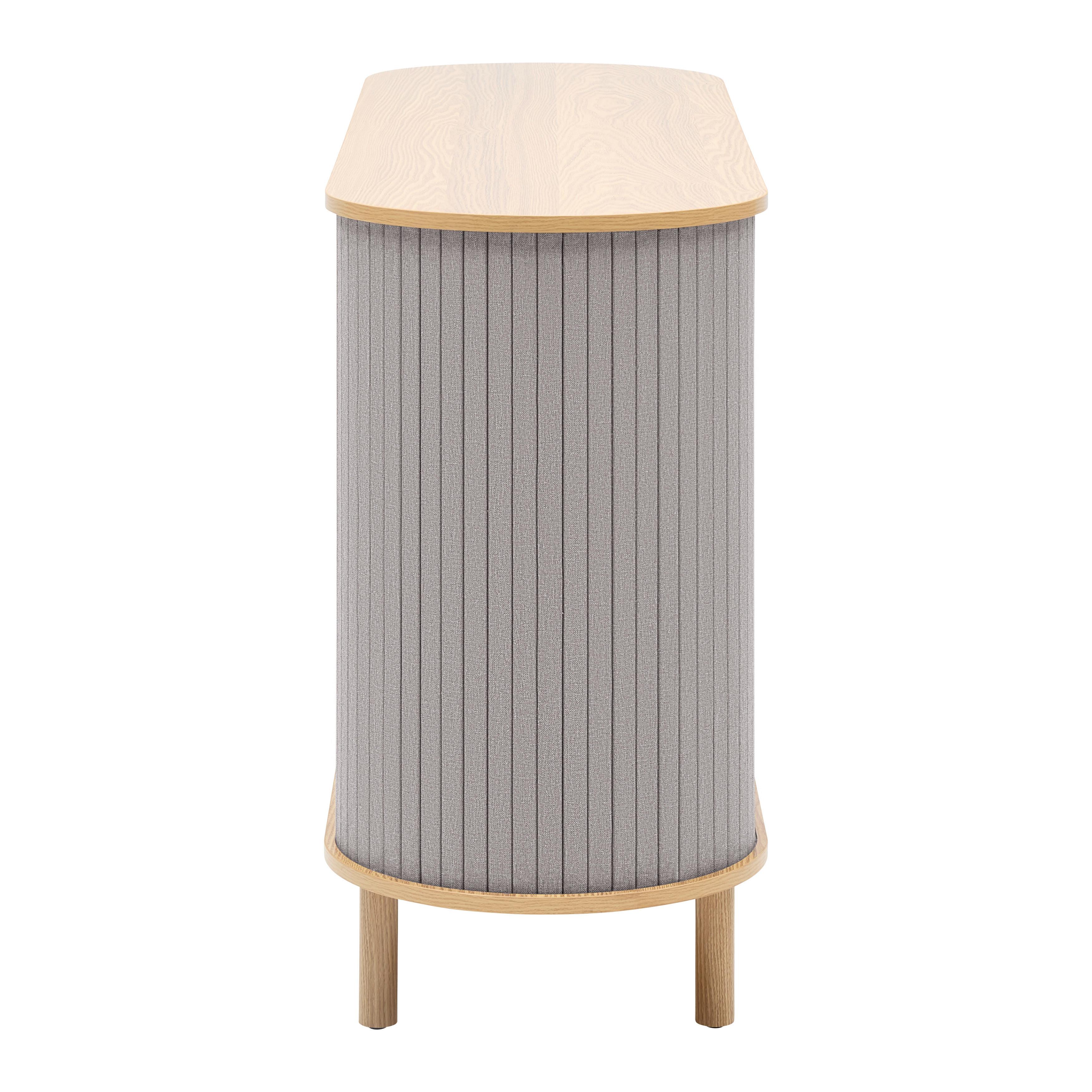 SIDEBOARD ARVID -EXKLUSIV- - grå/naturfärgad, Modern, trämaterial/trä (140/75/40cm) - Mömax