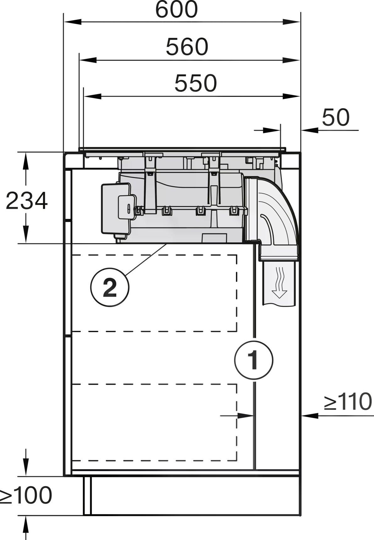 Kochfeld-Dunstabzug-Kombi KMDA7876FL-U - Schwarz, MODERN, Glas (80/23,8/52,0cm) - Miele