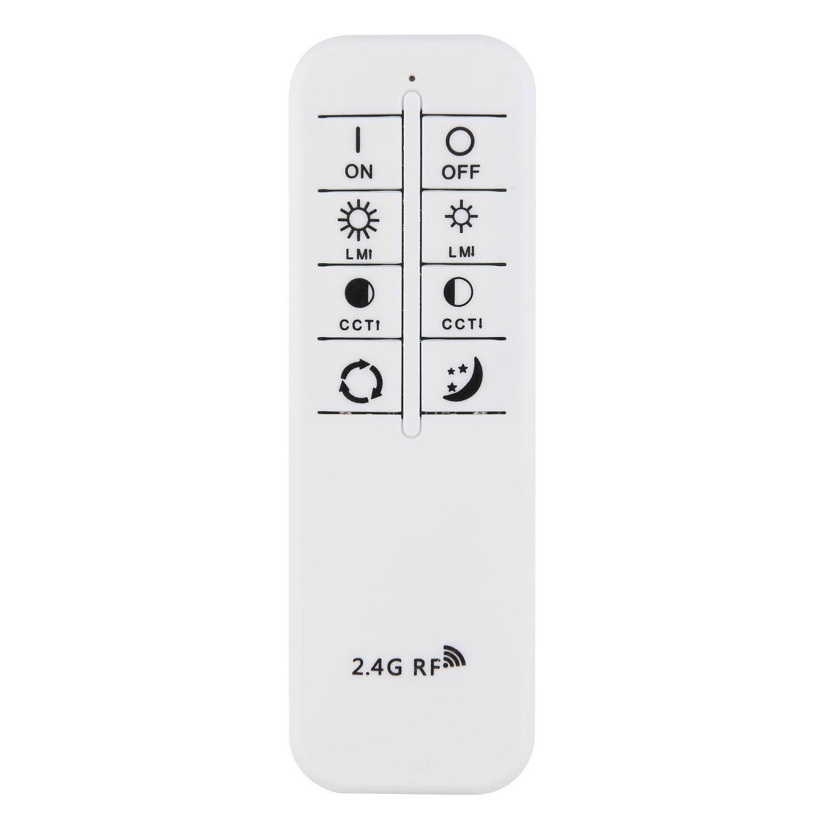 LED-DECKENLEUCHTE 68157-58 - Klar/Chromfarben, Konventionell, Glas/Kunststoff (60cm) - Globo