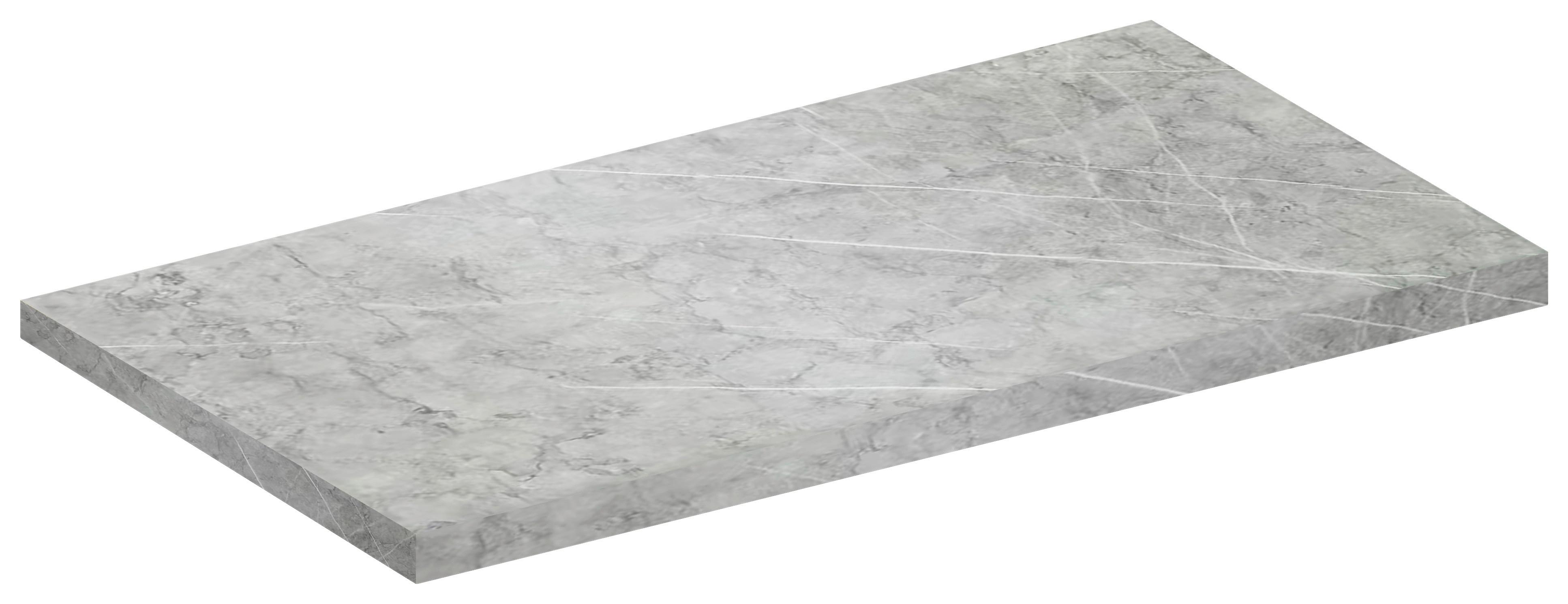 Arbeitsplatte Fasola - Grau, Trend, Holzwerkstoff (40/3/60cm) - MID.YOU