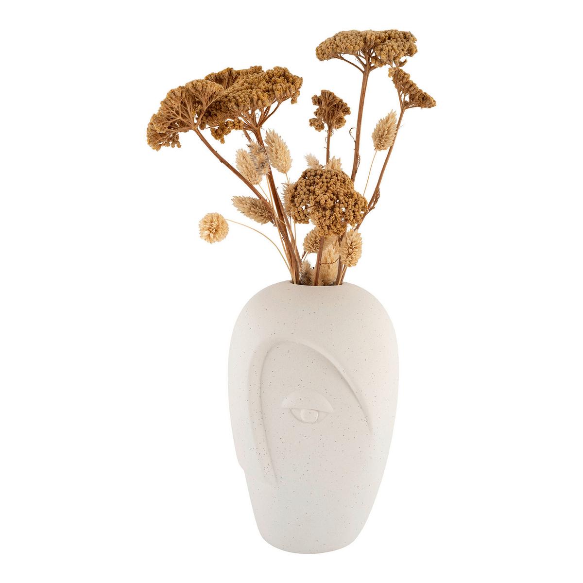 Vase Sandfarben - Sandfarben, Basics, Keramik (12,5/19,5/13cm)