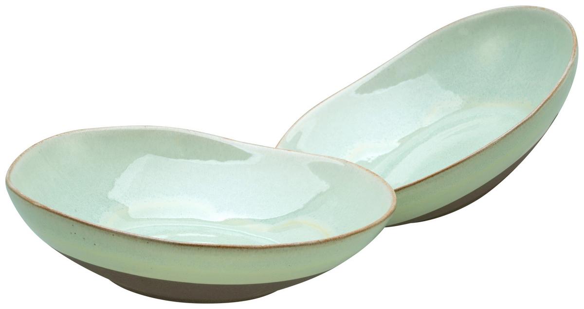 Set Posod Basalt, 2-Delni - žajbljevo zelena, Trend, keramika (22,5cm) - Creatable