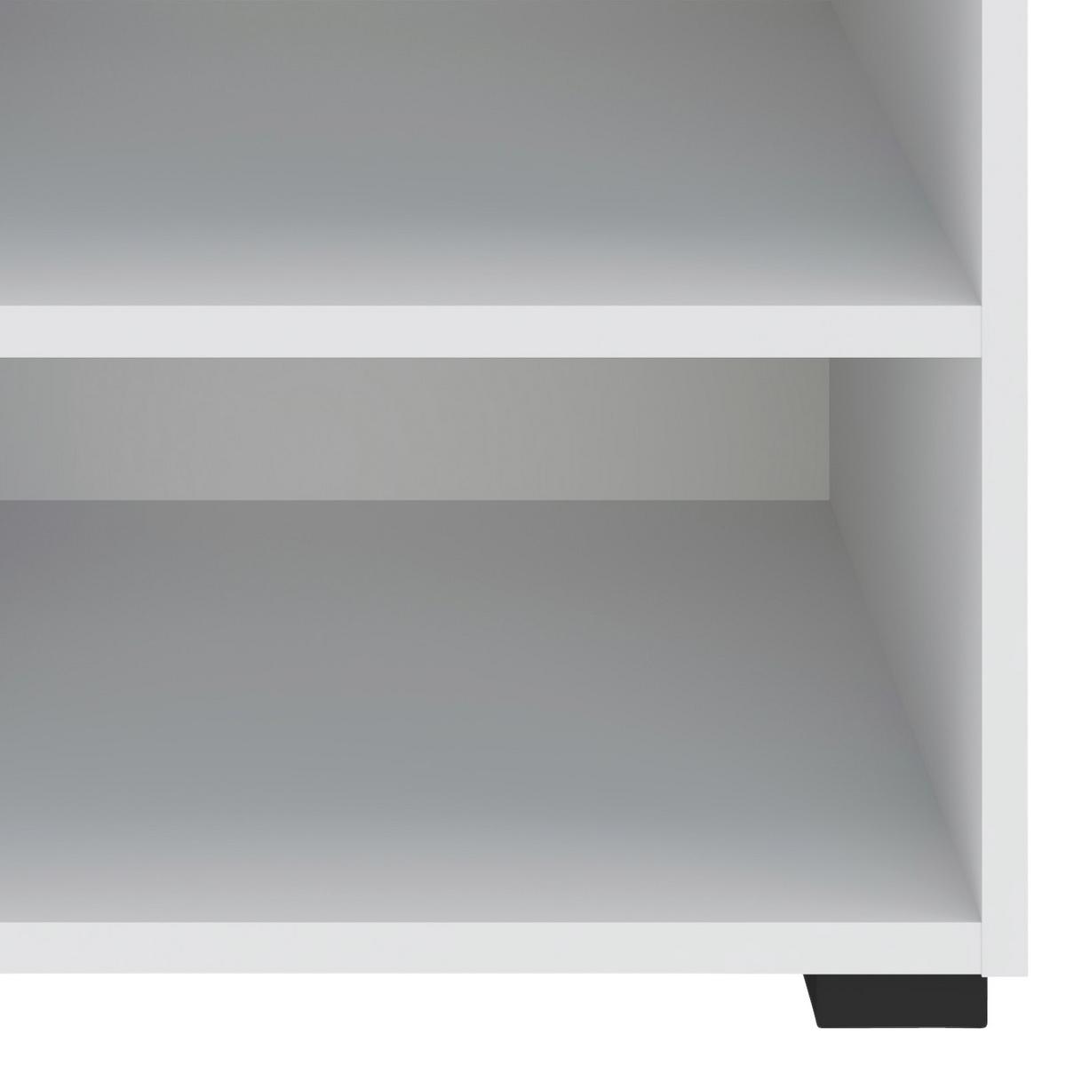 Etajeră UNIT-ELEMENTS MIDI - alb, Modern, material pe bază de lemn (45,6/67,2/40cm) - Ondega