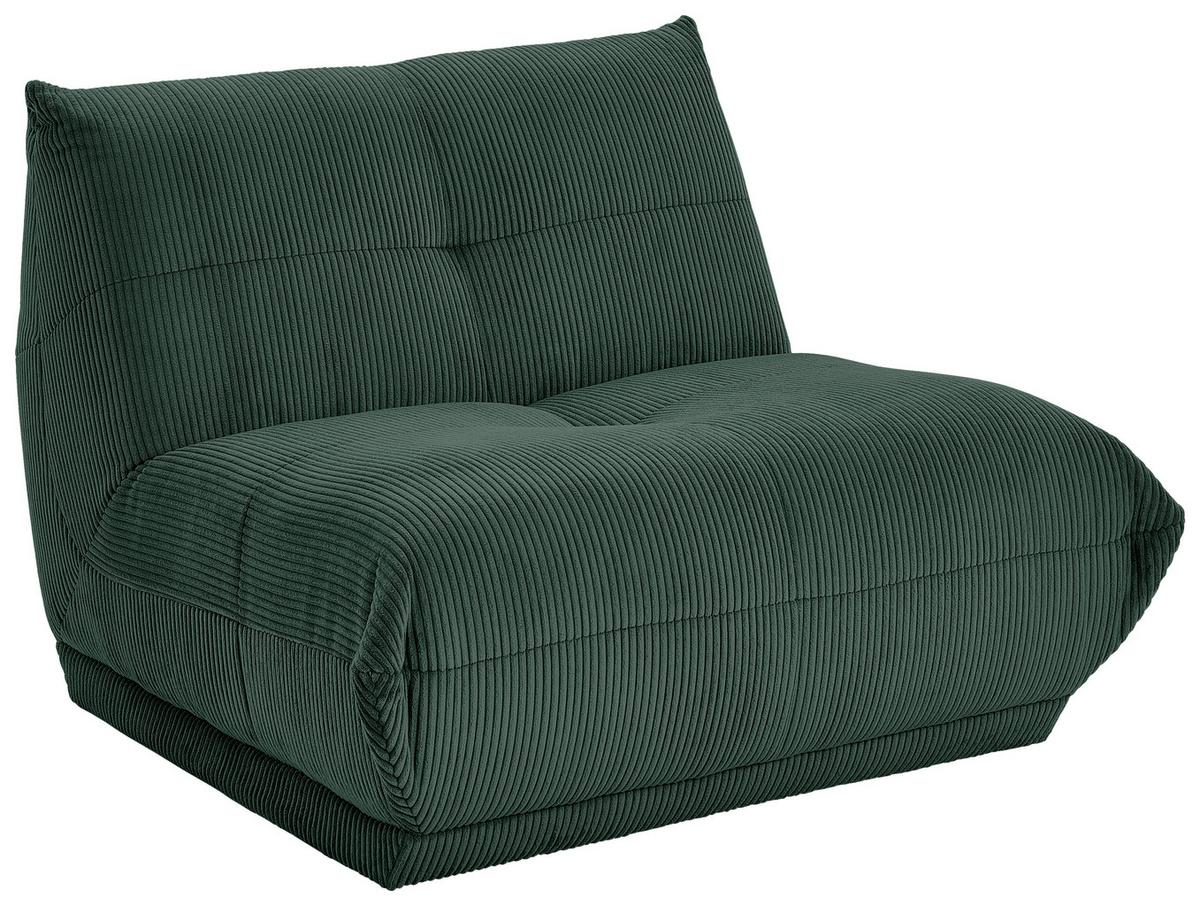 Modul Sofaelement Giselle Dunkelgrün - Dunkelgrün, Trend, Textil (105/80/112cm) - Livetastic