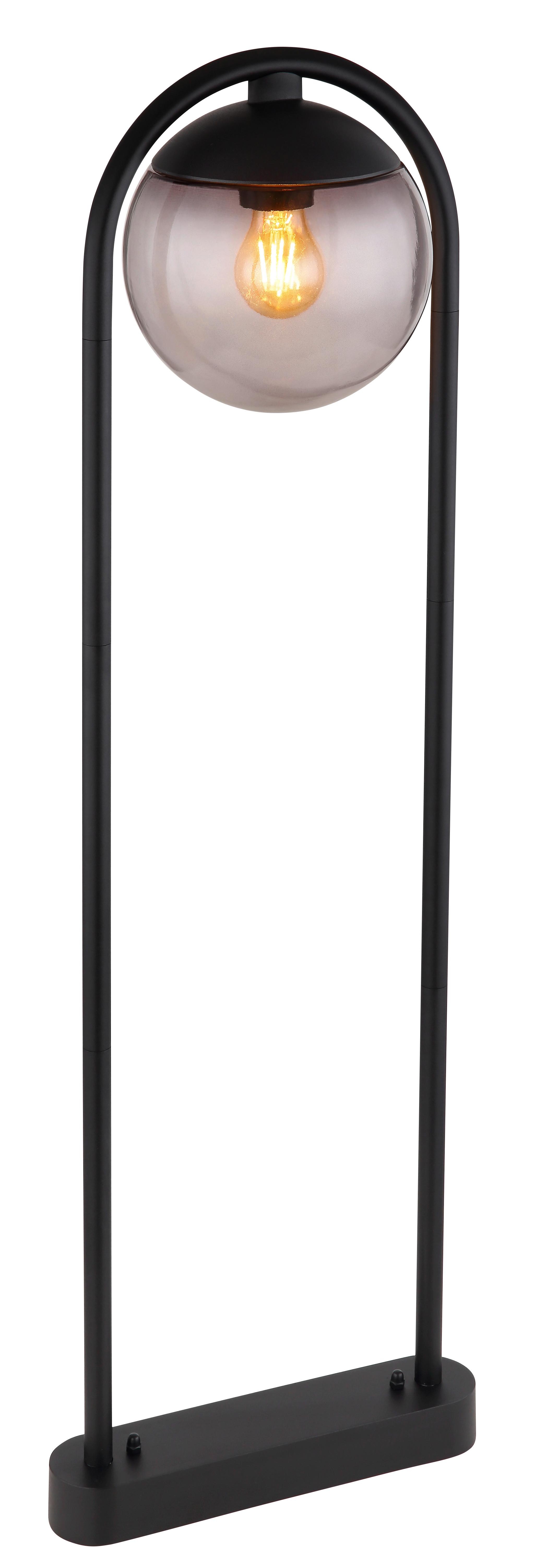 AUSSENSTEHLEUCHTE 31813 - Schwarz, Basics, Glas/Metall (32/100cm) - Globo