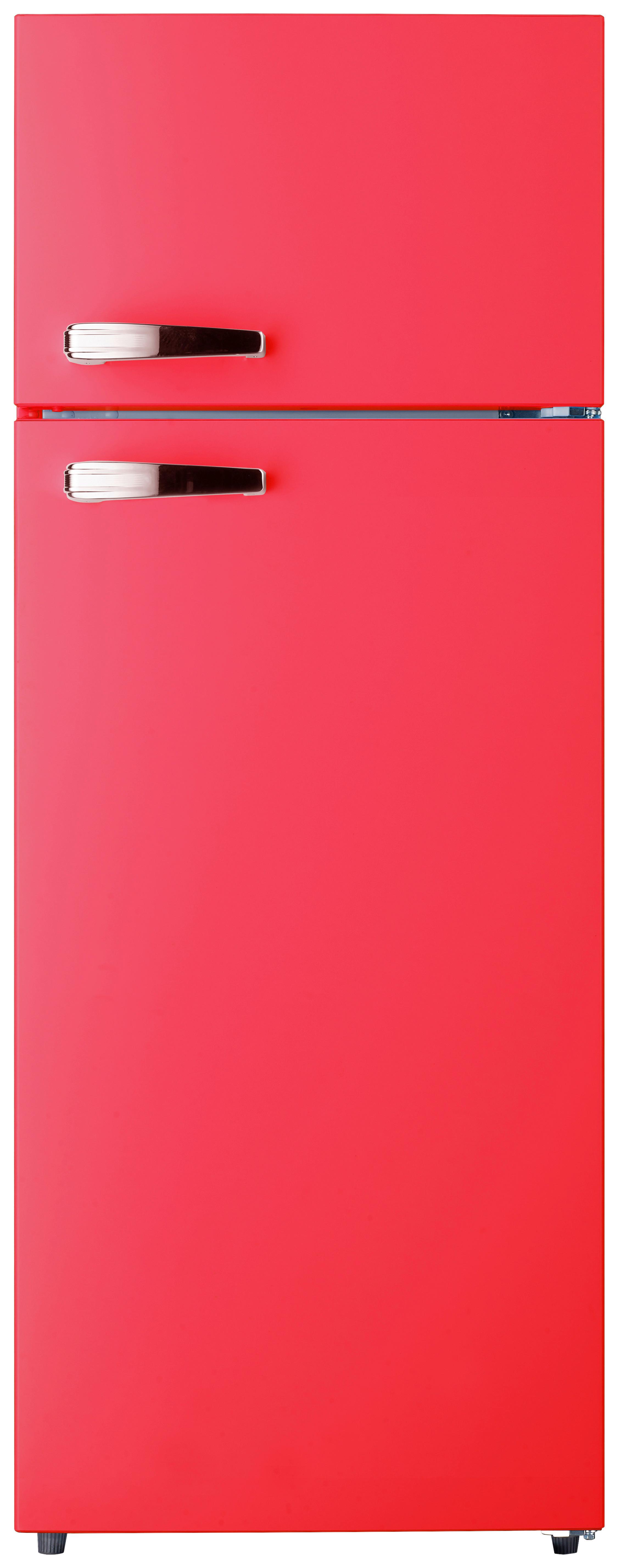Kühl-Gefrier-Kombination GK210-2 FR in Feuerrot - Rot, Trend, Kunststoff/Metall (54/143/54,5cm) - PKM
