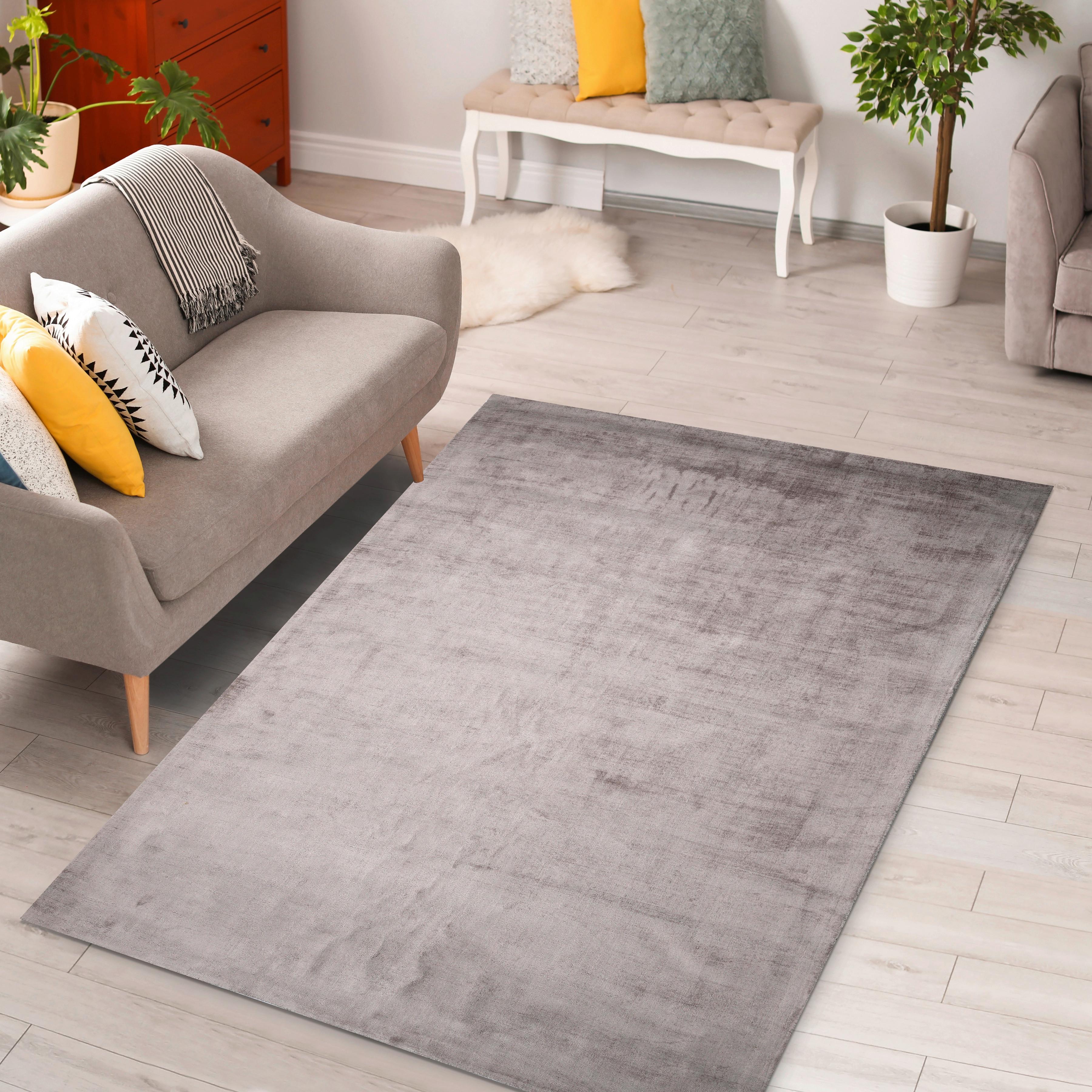 Teppich Berlin Grau ca. 160x230cm - Grau, Basics, Textil (160/230cm)
