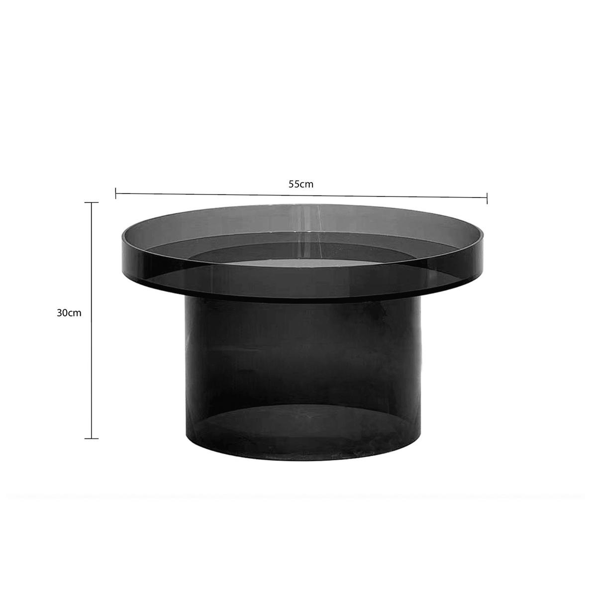 Stolić Retro - crna, Lifestyle, plastika (55/30cm) - Premium Living