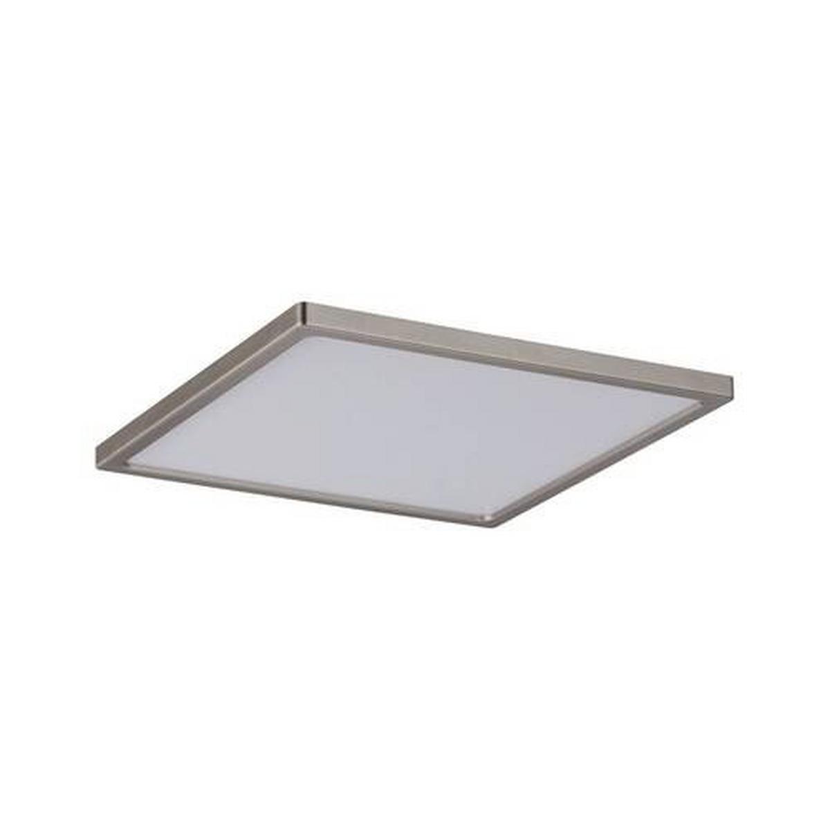 LED-Paneel Panel Areo dimmable in Nickelfarben max. 12 Watt - Nickelfarben, Basics, Kunststoff (18/18cm) - Paulmann