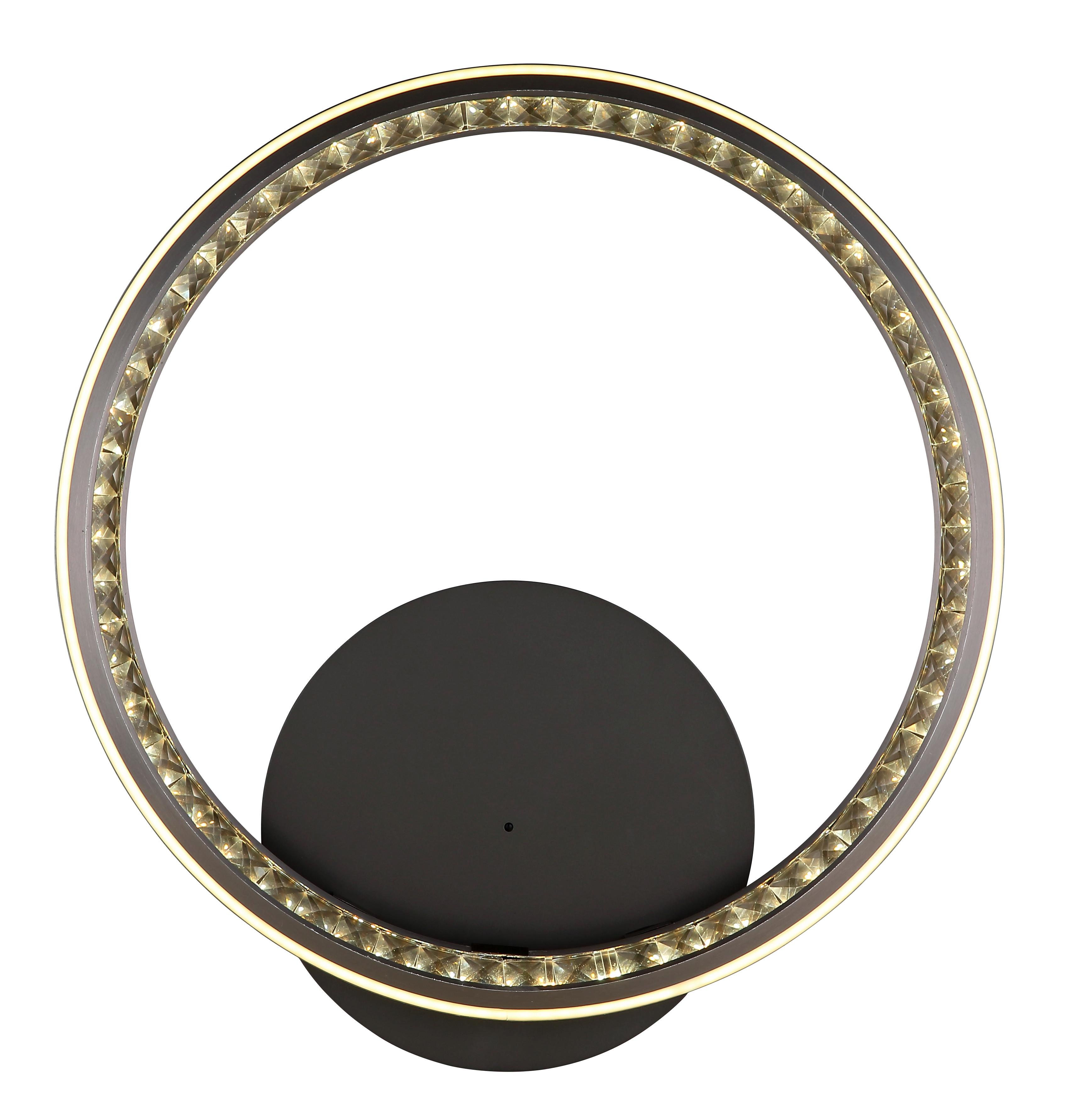LED-DECKENLEUCHTE 67329-30 ALAINA - Opal/Grau, Design, Kunststoff/Metall (53/50/8cm) - Globo