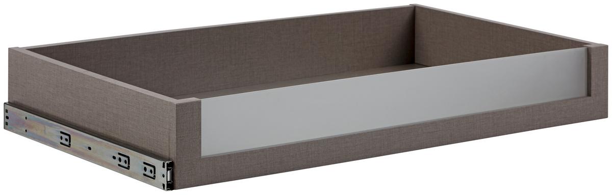 Schublade "UNIT" in Braun - Braun, Modern, Glas/Holzwerkstoff (83/12/45cm) - Based