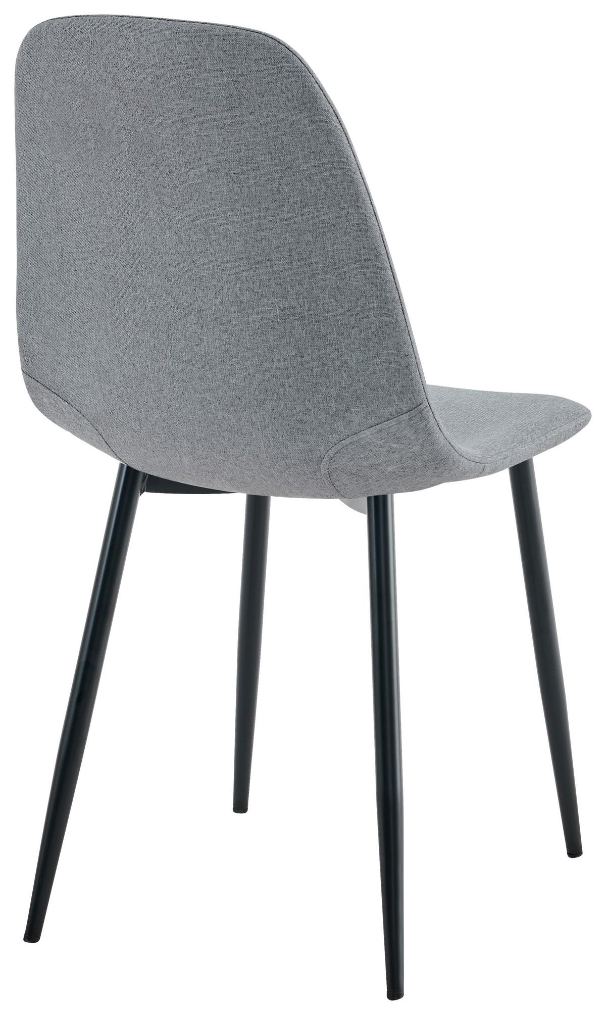 Stolica Maria Ii - siva/svijetlo siva, Moderno, metal/tekstil (44/86/63,5cm) - Best Price