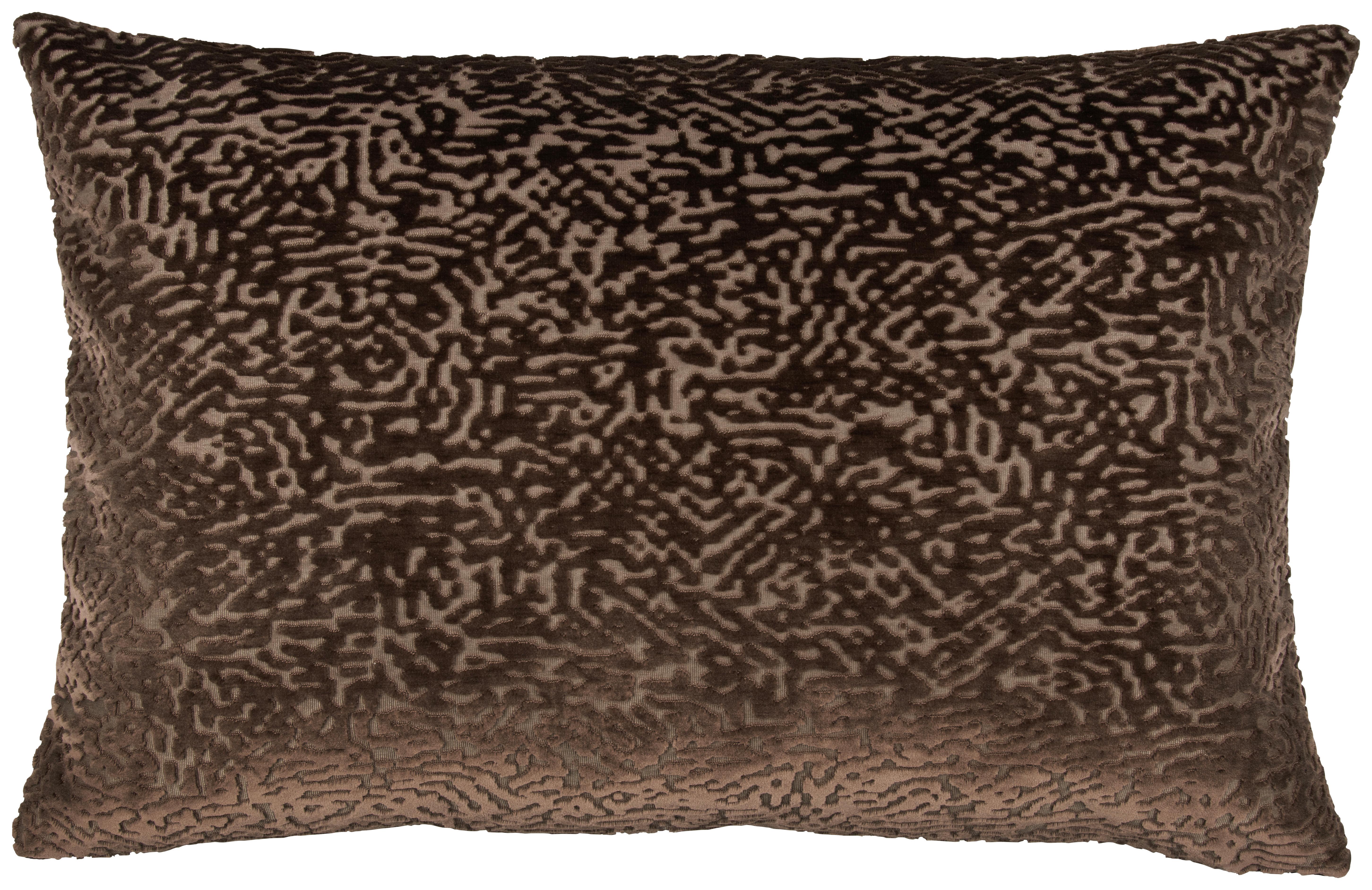 Kissenhülle Toto Dunkelbraun ca. 40x60cm - Dunkelbraun, Textil (40/60cm)