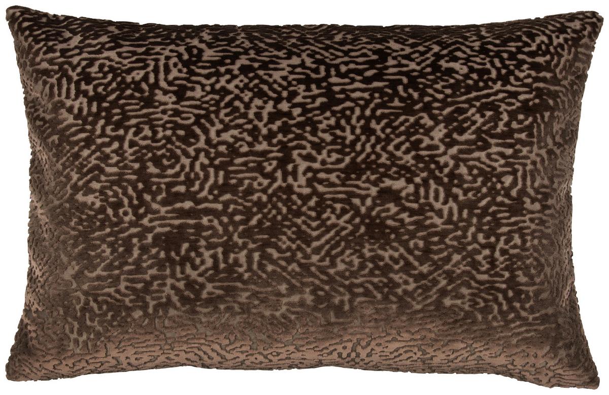 Kissenhülle Toto Dunkelbraun ca. 40x60cm - Dunkelbraun, Textil (40/60cm)