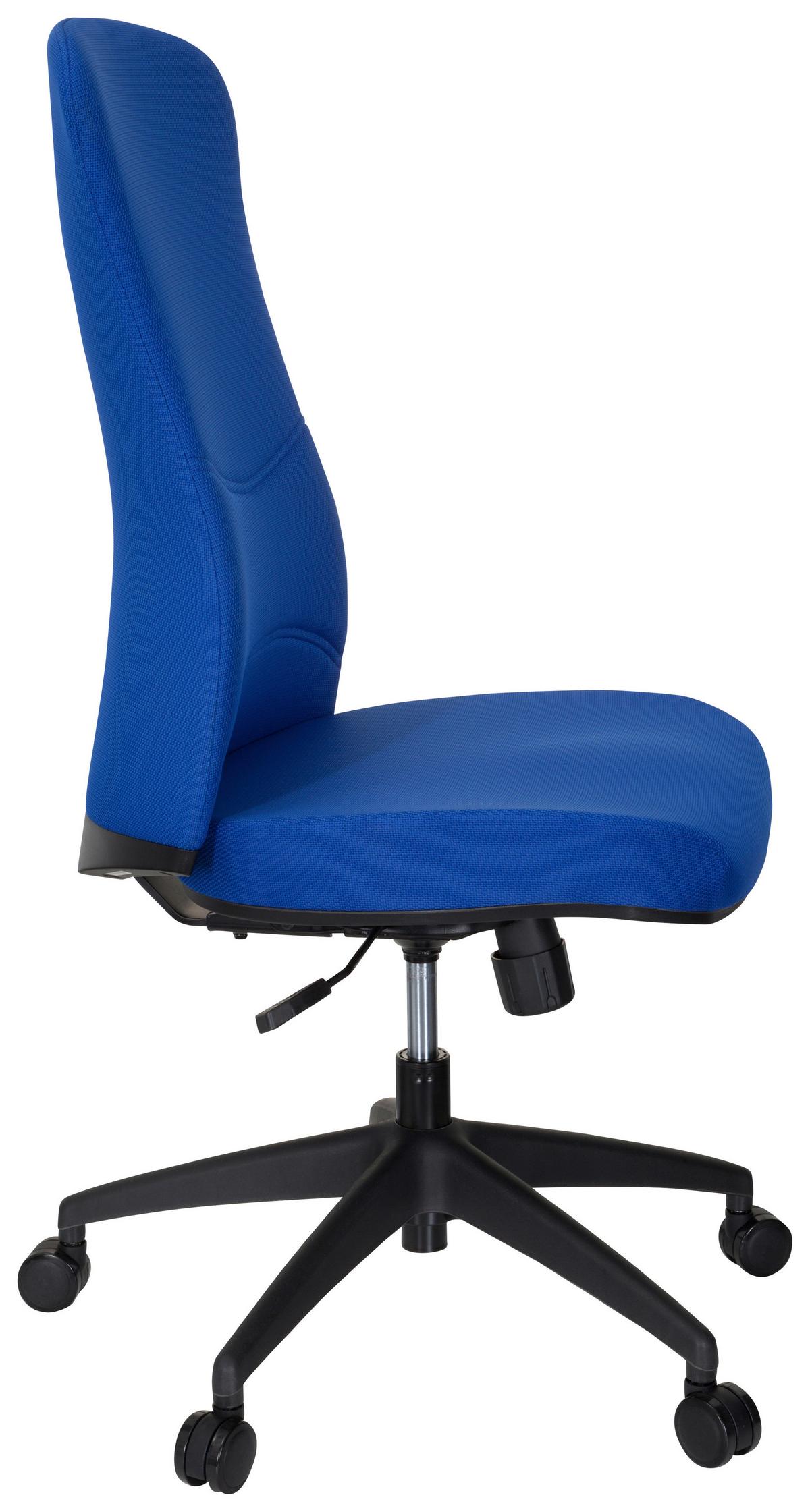 Pisarniški Stol Office Xt, Modra - modra/črna, Moderno, umetna masa/tekstil (54/116/65cm) - MID.YOU