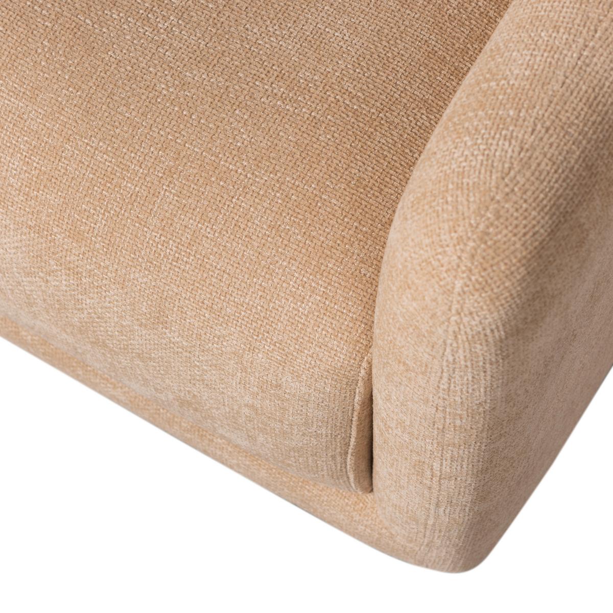 Sessel Oscar Naturfarben B: 78 cm - Naturfarben, Design, Textil (78/64/79cm) - Livetastic
