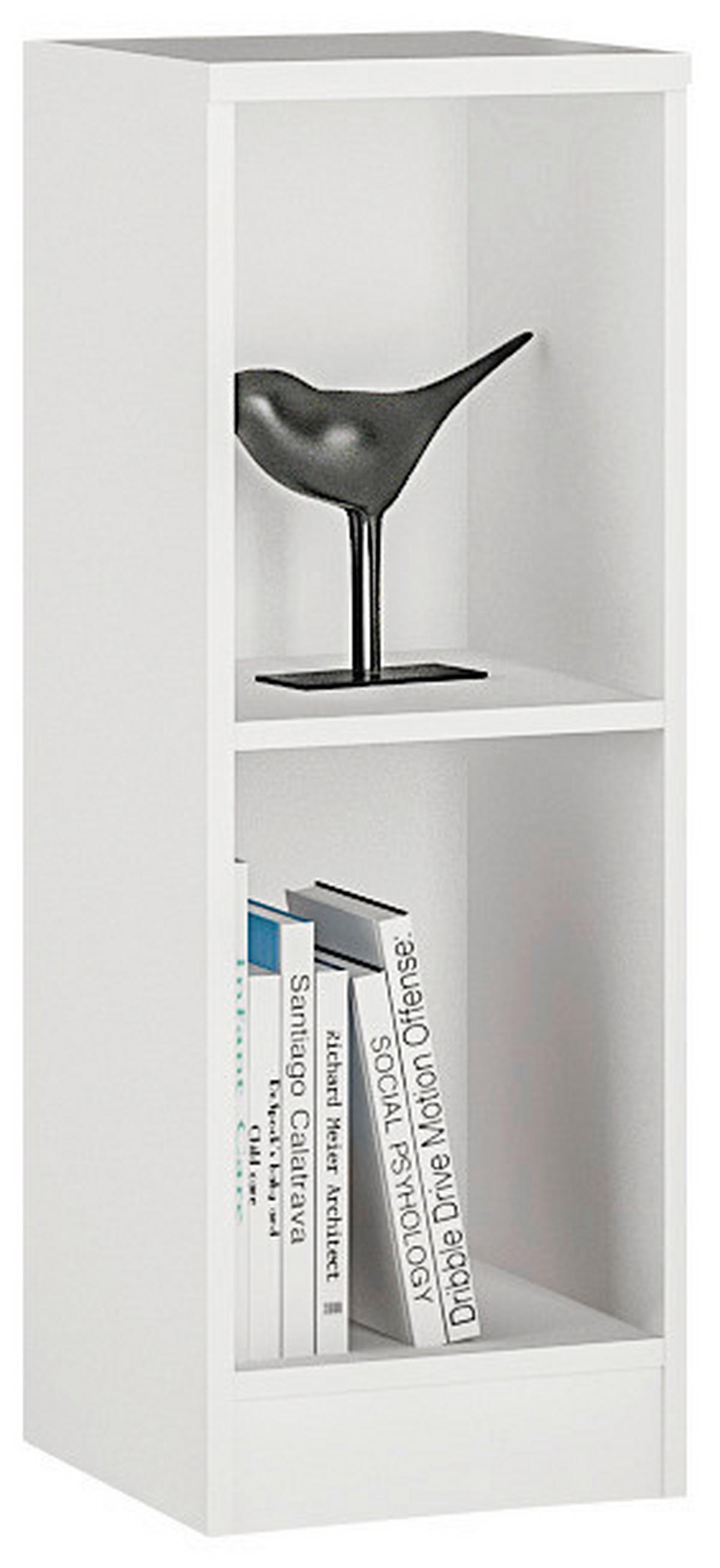 Polc Fehér 1 Polclappal 4-You - fehér, Modern, fa (30/85,5/35,2cm)